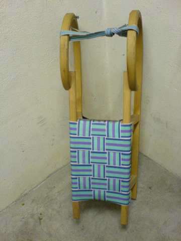 holz rodel schlitten